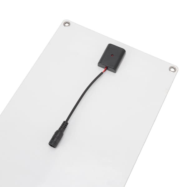 10W solcellepanel 43,5x20cm vanntett USB-utgang lett KLB