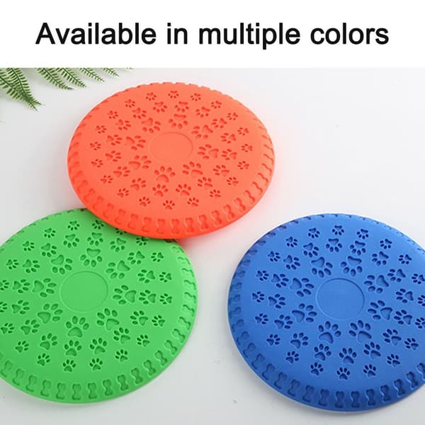Blød hundefrisbee/hundefrisbee-disk, diameter ca. 23 cm orange KLB