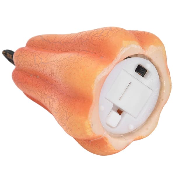 Halloween græskarlys LED batteridrevet 3D græskarlampe KLB