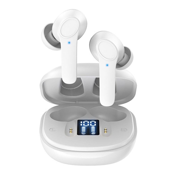 Langattomat kuulokkeet, Bluetooth -kuulokkeet, IPX6 valkoinen