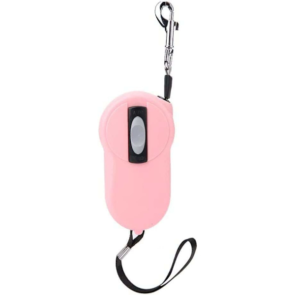 Hundetrekktau, Hundetreppe Retractable Refleks Hundebånd (Rosa)