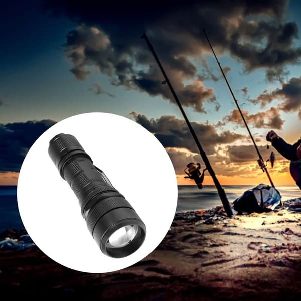 Super lys 2000LM LED lommelygte, zoomable, vandtæt KLB