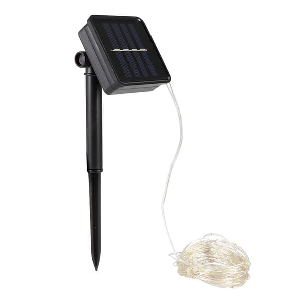 50LED solcelledrevne fe-lys, 8 tilstande, udendørslys KLB