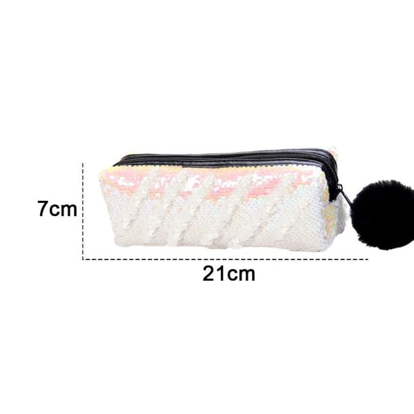 Sequin Kosmetikpung Mermaid Spiral Vendbar Sequin Form 2