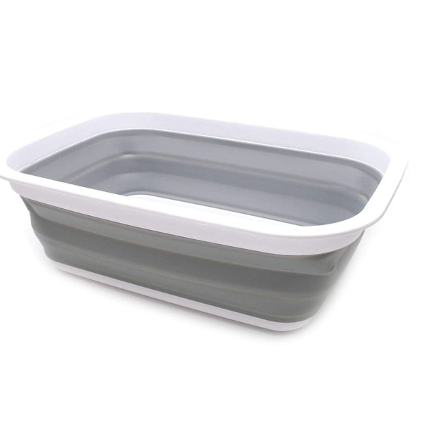 9,2L (2,37 gallon) hopfällbart badkar - Portabel picknickkorg / Krater -