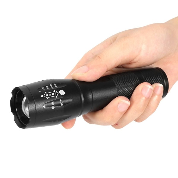 Super lys 200lm T6 LED udendørs teleskopisk zoom KLB