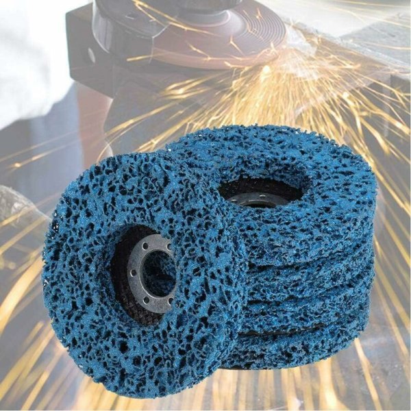 Slibeskiver til vinkelsliber - skive, polystrimler skive maling rustfjernelsesværktøj, 5x115mm 4,5\" skiver maling rustfjernelse slibemaskiner KLB