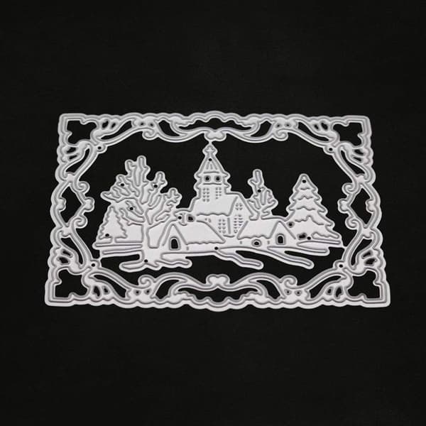 Jul Vinter Metall Skärmaskin Stencil DIY KLB