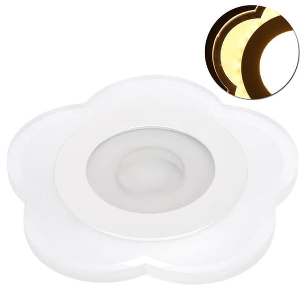 Modern blomformad LED-vägglampa för sovrum och vardagsrum KLB
