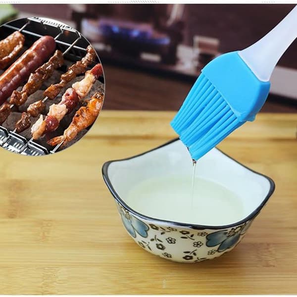 Grillbørste Køkken Silikone Bagebørste & BBQ Bagebørste, Varierende Farve-Bedst