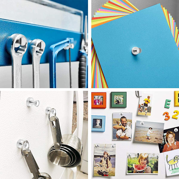 20*25mm|10stk Magnet, Liten Sterk Magnet Rustfritt Stål Spiker for Magnetisk Tavle, Whiteboard, Kjøleskap, Interaktiv