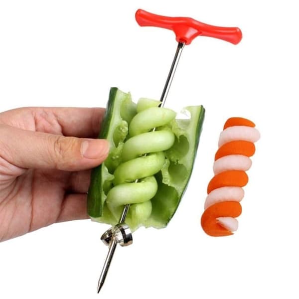 1 st Spiralpelare i Rostfritt Stål för Grönsaker