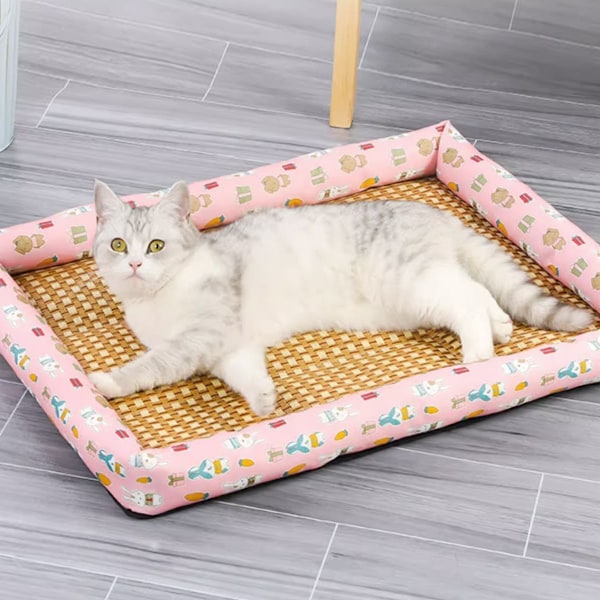 Snygg hundsängsmatta, sommarhusdjurskylare katt XL(27x21.65x1.1) KLB