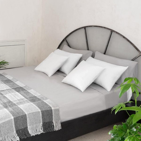 Kudde för säng Kudde 40 x 70 cm Set med 2 innerkuddar Allergivänlig