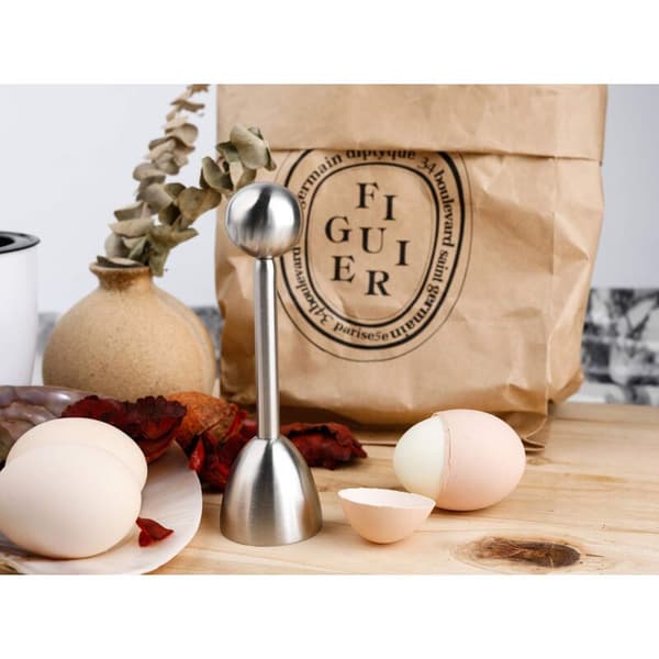 Rustfritt stål eggekutter/eggeskallkrakette eggetopper må ha gadget KLB