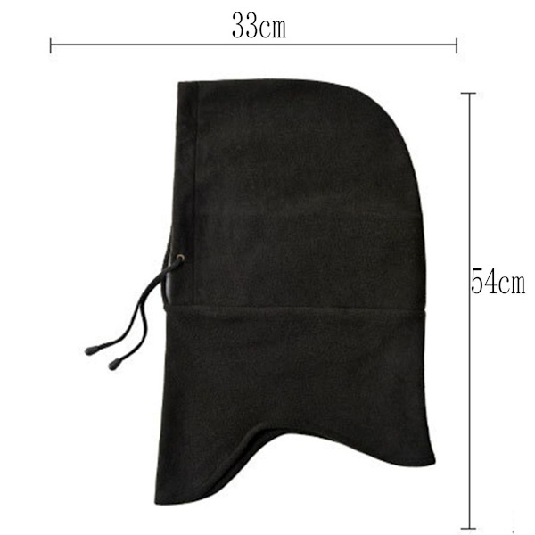 Novawo Balaclava Dobbel Tykk Balaclava Vindtett Varm Balaclava Motorsykkel