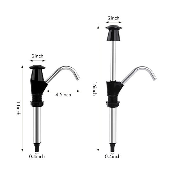 Caravan Diskho Vatten Handpump Kran Dubbelverkande Diskho Kran Camping Släp Husbil Ersättningsverktyg Dricks Släp
