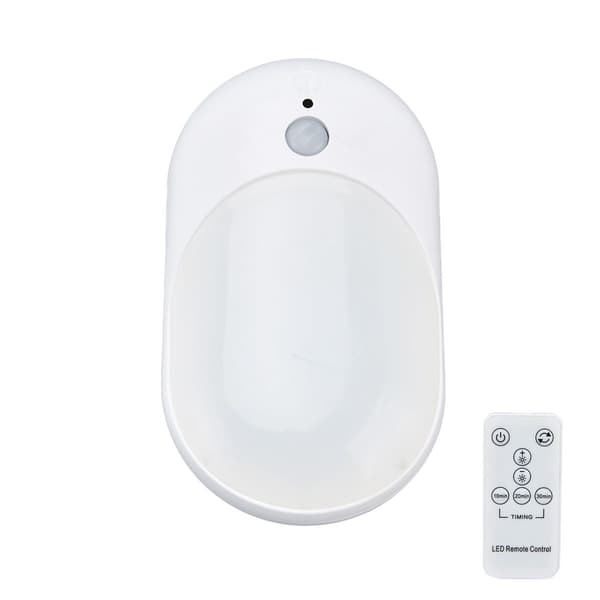 LED infrarød sensor nattlys, 7 knappers fjernkontroll KLB