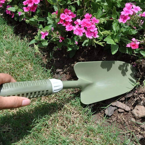 Karbonstål håndspade, bøyelig, ergonomisk, rustbestandig