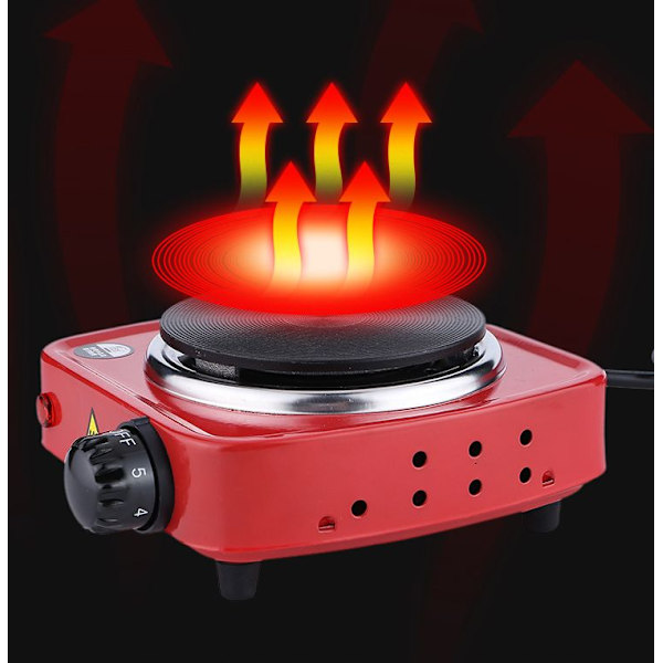 Mini Risgrynkokare Elektrisk Värmeplatta Enhuvudad Elektrisk Risgrynkokare Gryta Lämplig för Hot Pot Matlagning (GB 220V, Vit) 1 Styck