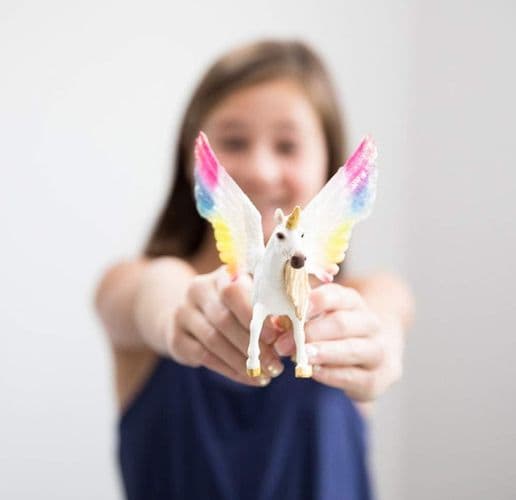 Schleich - Vingad Regnbågsenhörning - Vingad