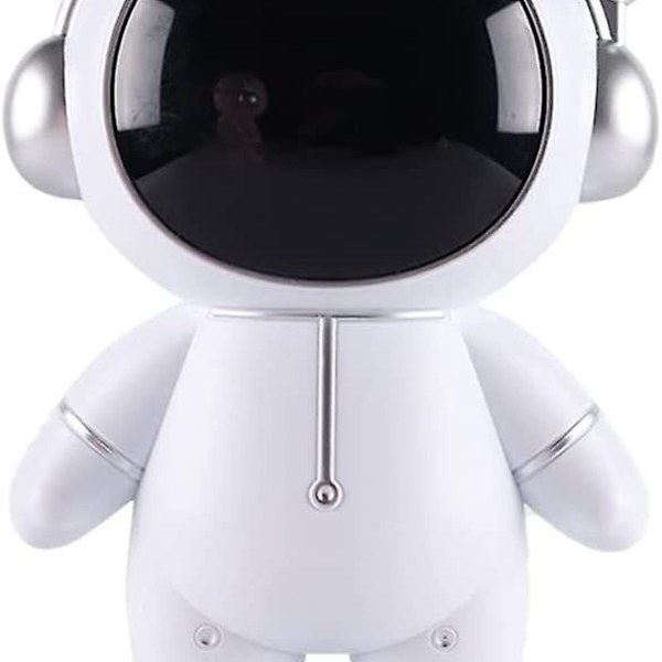 Astronaut Figurine Decor Desktop Statue (Sølv)