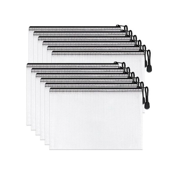 12-pack A3-dokumentväskor, vattentäta dokumentväskor, KLB