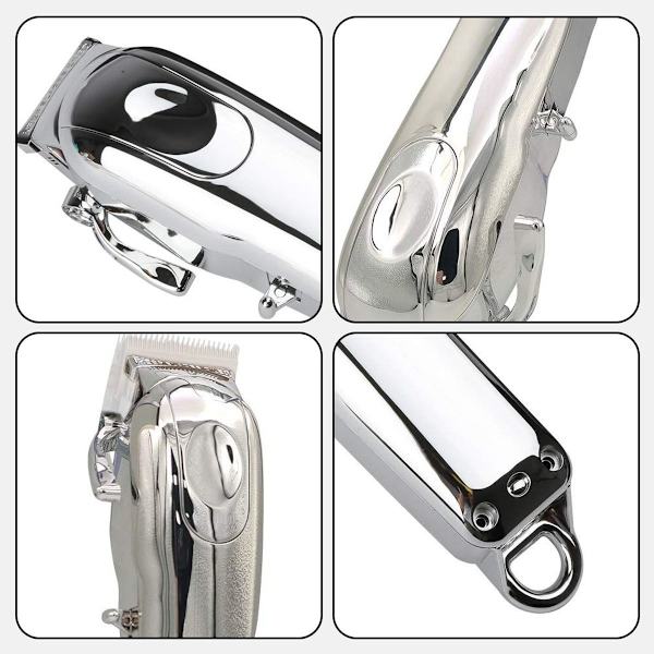 Wahl Magic Clipper trådløs hus - Transparent sølv, DIY, frisørtilbehør KLB