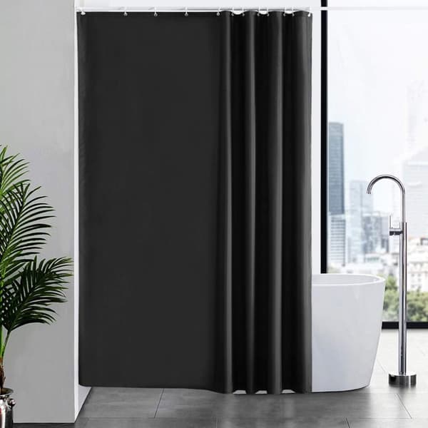 Antimug-bruseskærm, 120x200 cm bruseskærm, sort, Polyester KLB