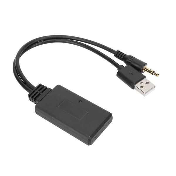 Bil AUX BT 5.0-mottaker 3,5 mm jack utsøkt stereo KLB