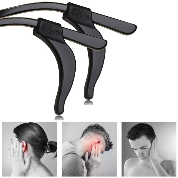 WINOMO 20 par myke silikonbriller Anti-skli øreputer (gjennomsiktig) KLB