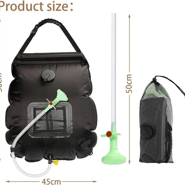 Solardusjpose for camping, solardusjpose, solardusj for camping, campingdusjpose KLB