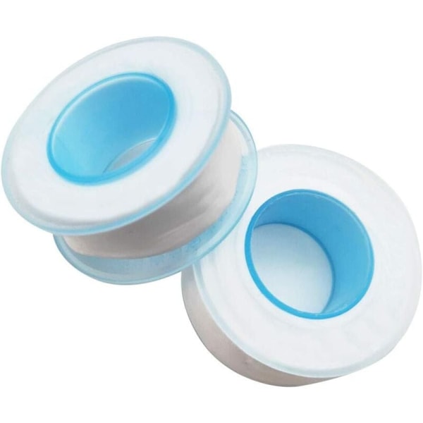 Rolls PTFE-tetningsteip, 18 mm x 20 m Teflon-rørleggerteip, PTFE industriell merketeip (hvit) KLB