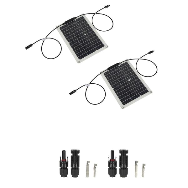 15W bærbar vanntett monokrystallinsk solcellepanel KLB