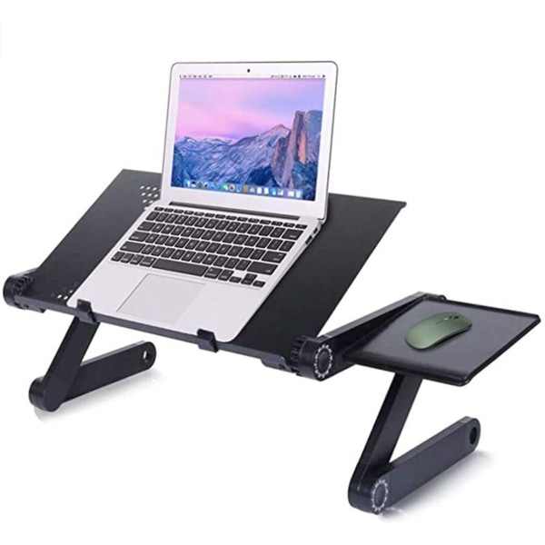 Bærbar computer stand sammenklappelig seng bord laptop stand seng hylde til sofa, bog, magasin