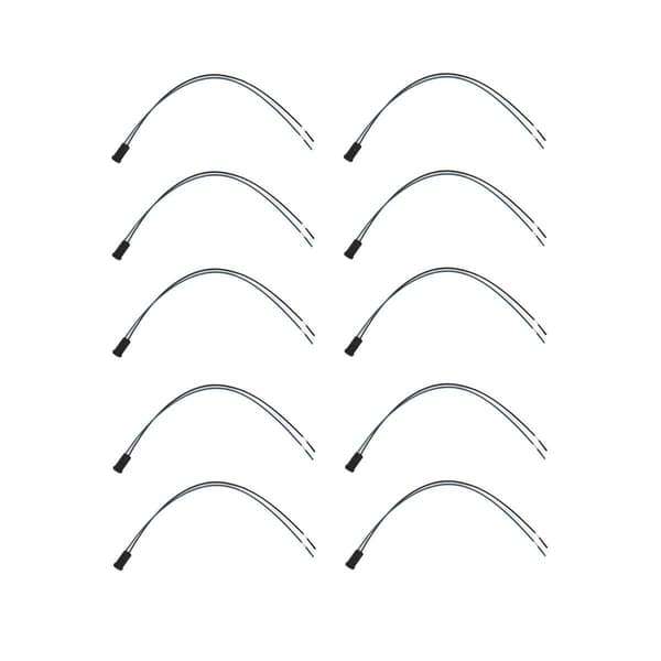 10 st G4 LED-lamphållare Silikon Halogen Bas Lampfäste KLB