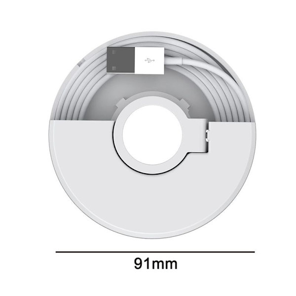 Apple Watch opladningsstation Pop-up kabelstyringsstativ Hvid