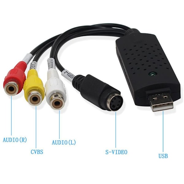 USB 2.0 Audio Video Converter, VHS-digitalisering og videoredigering, video