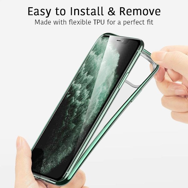 Klar silikone designet til iPhone 11 Pro cover - tynd klar blød TPU