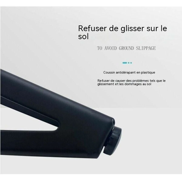 Mustat metalliset huonekalujalat, 15 cm