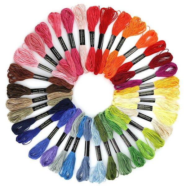 Komplett broderistartset, 5 st plastbroderi