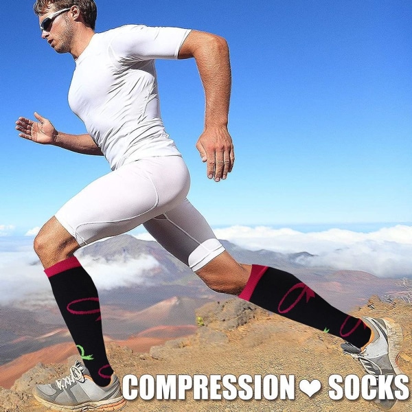 Atletiske elastiske kompressionsstrømper Sygeplejerske Leggings Lang Style 2 KLB