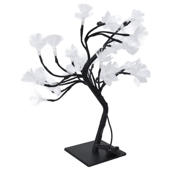 24LED fiberoptiskt trädlampa, USB-driven simulerad blomma KLB