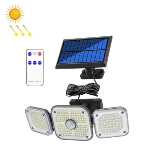 186 LED Solar Split Type Have Lamper til Udendørs Vandtæt Korridor Have Humanlic