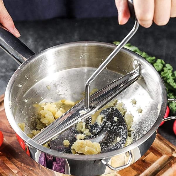 Rustfrit stål si med 3x si indsatser - si til suppe KLB