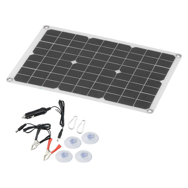 20W 18V USB Solcellepanel Bærbar Sollader KLB