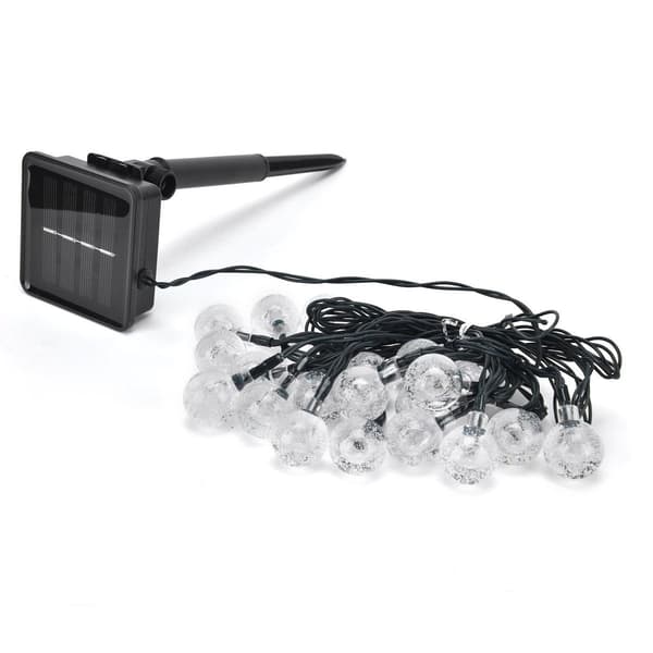 5m LED solcellelysslynge 20 LED dekorative utendørs lysslynge KLB