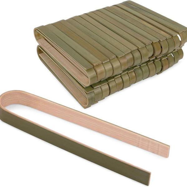 10cm Mini Bambus Engangstenger, Miljøvennlige Mini Bambustenger for Kjøkken,