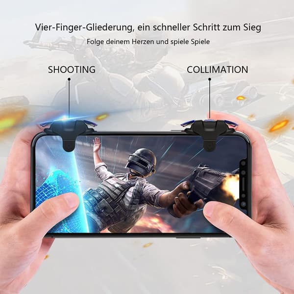 PUBG Mobile Game Trigger, PUBG Mobile Phone Trigger L1R1 Armor Style Farverige Pubg Game