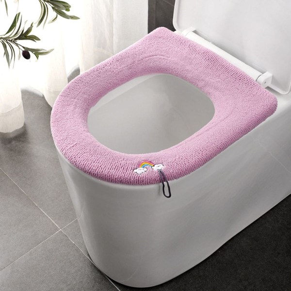 Tykkere myk toalettsetepute med hengeløkke, varmere stil2